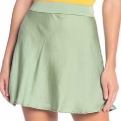 Nwt Silky Mini Skater Skirt Featured In A Flowy Silhouette. High-Waisted Hidden Side Zip Closure Unlined Phoebe Skirt, Camo Mini Skirt, Womens Denim Skirts, Satin Mini Skirt, Mini Skater Skirt, Green Mini Skirt, Velvet Mini Skirt, Jacquard Skirt, Distressed Denim Skirt