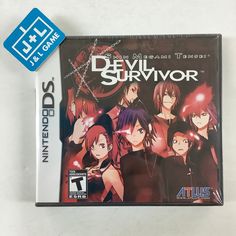 Shin Megami Tensei: Devil Survivor - (NDS) Nintendo DS Video Games Atlus Devil Survivor, Ds Nintendo, New Nintendo 3ds Xl, Retro Games Poster, 3ds Games, Games Poster, Nintendo 3ds Games, Birthday 27, Nintendo Console