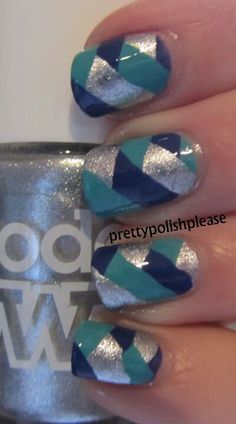 Braid Nails, Aqua Nail, Nail Polish Party, Aqua Nails, Nail Stuff, Fishtail Braid, Best Nail Polish, Art Disney