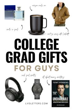 college grad gifts for guys with headphones, watch, and other things to buy