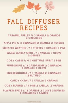 Apple Essential Oil Blend, Fall Essential Oil Blends, Essential Oil Perfumes Recipes, Diffuser Oils, Simmer Pot