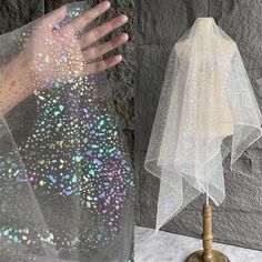 Irredescent Wedding Dress, Iridescent Wedding Veil, Holographic Wedding Dress, Iridescent Wedding Dress, Rave Wedding, Iridescent Wedding, Veil Wedding Dress, Wedding Dress Gown, Iridescent Dress