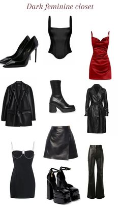 Y2k Hollywood Aesthetic, Dark Feminism Outfit, Femme Fatale Fall Outfit, Scorpio In Venus Outfits, Dark Glamour Outfit, Dark Femenine Girl Aesthetic, Aries Clothes Aesthetic, Scorpio In Venus Style, Dark Feminine Wardrobe