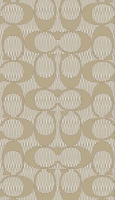 a beige and white wallpaper with circles on it