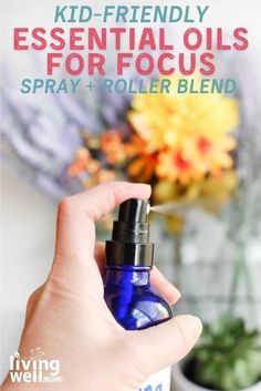 Essential Oils For Focus, Diy Essential Oil Blends, Diy Essential Oil Recipes, Are Essential Oils Safe, Essential Oils For Kids, Homemaking Tips, Essential Oil Spray