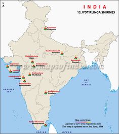 india map with all the major cities