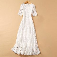 Holiday Dresses Women, Eyelet Maxi Dress, Charlotte Dress, White Maxi Dress, Maxi Robes, White Eyelet, White Maxi, Slim Dresses, Female Fashion