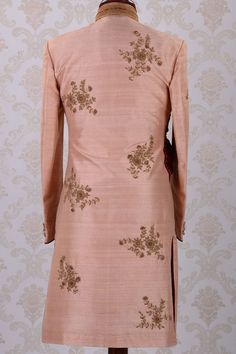 Wedding Sherwani-Pale Pink-Bead Work-SH273 Wedding Sherwani, Indian Men Fashion, Groom Dresses, Work Online, Indian Man, Pink Beads, Groom Dress, 404 Page Not Found, Pale Pink