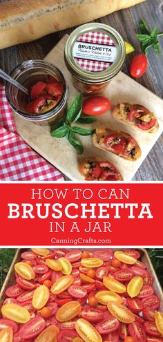 how to can bruschetta in a jar