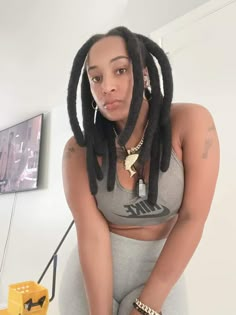 Women Wicks Locs, Wick Dreads, Big Locs, Semi Freeform Locs, Women Loc Styles, Hoodie Hair, Thick Dreadlocks