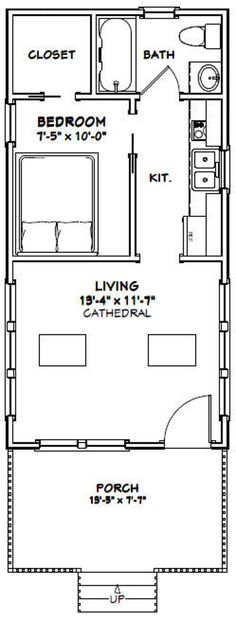 the floor plan for a two bedroom apartment with an attached bathroom and living room area