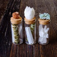 Crystals And Herbs, Crystal Jar, Ward Off Evil Spirits, Unique Jars, Aragonite Crystal, Jar Spells, Baby Witch, Selenite Crystal