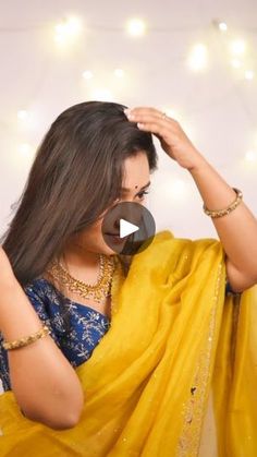 Marathi Hairstyle Bun, Open Hair Hairstyles On Saree, Marathi Hairstyle, Open Hair, Traditional Hairstyle, Hairstyle Bun, Open Hairstyles, Bun Hairstyles, Ootd