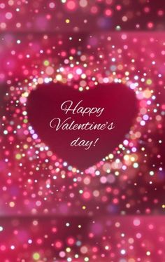 happy valentine's day card with heart on boket background - valentines seasons