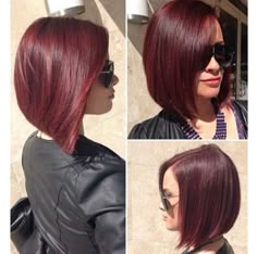 Red Bob Haircut, Bob Lung, 2015 Hairstyles, Hair Color And Cut, Red Hair Color, Short Hairstyles For Women, Bobs Haircuts, Pretty Hairstyles