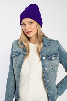 Our acrylic winter beanies are perfect for winter days. These are made from with warm and soft acrylic yarn. They are highly elastic and fits perfectly without any discomfort.  They are great gift for her and him in many occasion like holidays, travels, outdoors, casual time, work, parties. One size fits most.  You can choose one of perfect vibrant 10 colors. Fall Acrylic Beanie Cap, Casual Purple Crochet Hat, Super Soft Beanie Cap, Adjustable Purple Beanie For Winter, Trendy Acrylic Beanie For Winter, Acrylic Beanie For Cold Weather, Fall Acrylic Beanie One Size Fits Most, Fall Acrylic Beanie One Size, Trendy Purple Hats For Winter