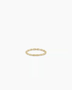 14k Gold Parker Ring – gorjana Classic Gold Chain Ring With Round Band, Classic Gold Plated Yellow Gold Chain Ring, Yellow Gold Oval Link Rings Tarnish Resistant, Classic Yellow Gold Chain Ring, Elegant Yellow Gold Chain Rings, Classic Gold Chain Ring With Oval Link, Classic Gold Plated Chain Ring, Classic Gold-plated Chain Ring, Oval Yellow Gold Stackable Rings Tarnish Resistant