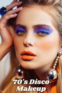 Disco Makeup 1970s, 70’s Disco Makeup, Trucco Glam