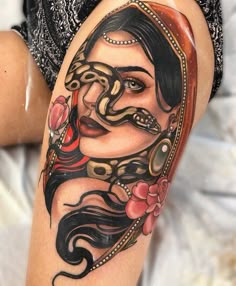 Inspiration Gita Tattoo, Taboo Tattoo, Mother Nature Tattoos, Neotraditional Tattoo, Lovely Person, Spooky Tattoos, Dark Tattoo, Tattoo Life, Neo Traditional