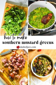 how to make southern mustard greens