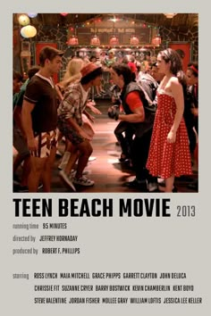 the movie poster for teen beach movie 2013