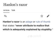 the article is about ramon's razor