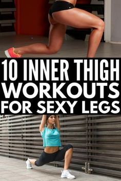 If you’re looking for the best inner thigh workout to help you get tone, sexy legs, we’ve got you covered. Whether you like to workout at home or at the gym, these workout videos will teach you the best exercises to get slim legs with an inner thigh gap like a Victoria’s Secret model. I challenge you to do a 30-day challenge with one (or more!) of these inner thigh workouts – you’ll be amazed at the before and after results! #thighworkout #thighgap #legworkout #legsfordays #weightloss #workout # Inner Thigh Workouts, Inner Workout, Thigh Workouts At Home, Best Inner Thigh Workout, Thigh Workouts, Workout Hiit, Tone Legs