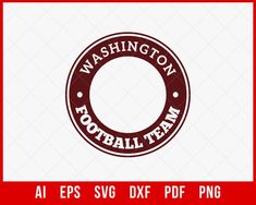 Washington Football Team NFL Logo SVG File for Cricut Maker and Silhouette Cameo Digital Download Washington Football Team, Washington Football, Nfl Logo, Digital Clip Art, Football Team, Silhouette Cameo, Svg File