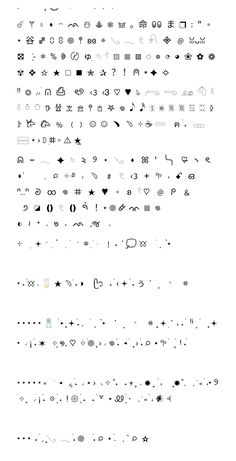 an array of different type of font and numbers