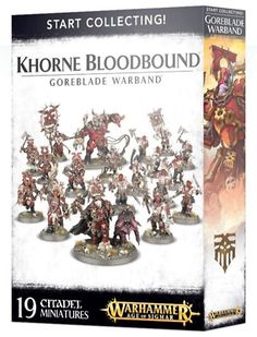 the start collecting box for khorne bloodbound coreblade warhammers