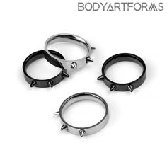 Steel Spike Ring Black Rings Aesthetic, Emo Rings, Spike Ring, Cute Animal Quotes, Gothic Ring, Hand Rings, Lavender Aesthetic, Gothic Rings, Jewelry Accessories Ideas