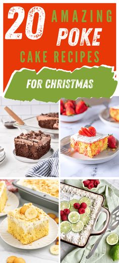 20 amazing poke cake recipes for christmas that are delicious and easy to make at home