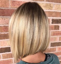 70 Winning Looks with Bob Haircuts for Fine Hair in 2023 A Line Hair, Dunner Wordend Haar, Blond Balayage, Lob Haircut, Bob Haircuts, Short Bob Hairstyles