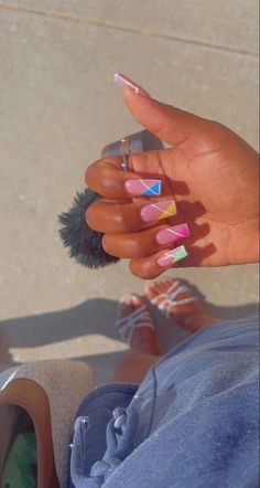 Work Nails, Long Square Acrylic Nails, Summer Acrylic Nails, Short Acrylic Nails Designs