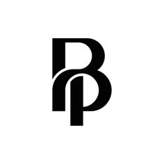 the letter b is shown in black and white