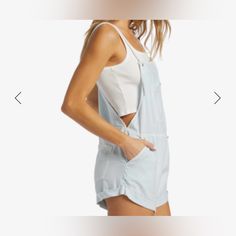 Billabong Romper. Size: Medium. Never Worn. Original Tags Attached. One Pocket On The Front With Two On The Back. Modest Summer Outfits, Swimwear Store, Romper Outfit, Cotton Viscose, Long Sleeve Romper, Scarf Hairstyles, Overall Shorts, Billabong, The Wild