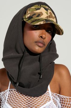 BROOKLYN CAP AND HOOD Hood Accessory, Brooklyn Hat, Baseball Hat Style, Hair Projects, Hoodie Hat, Ear Cap, 2025 Fashion Trends, All White Party, Bald Women