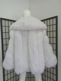 Brand new white fox fur jacket coat woman women size all | Etsy White Luxury Faux Fur Coat, Luxury White Faux Fur Coat, White Fluffy Long Sleeve Fur Coat, White Fluffy Elegant Fur Coat, Elegant White Fluffy Fur Coat, Luxury White Fur Coat For Winter, Luxury White Winter Fur Coat, White Fur Coat For Formal Winter Occasions, White Formal Fur Coat For Winter