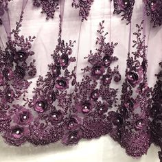 Beaded & Rhinestone 3D Floral Lace Fabric Embroidered on 100% - Etsy Quinceanera Crown, Rhinestone Fabric, Bodice Applique, Wedding Dress Evening, Floral Lace Fabric, Punjabi Outfits, Colour Star, Bridal Tiara, Lace Making