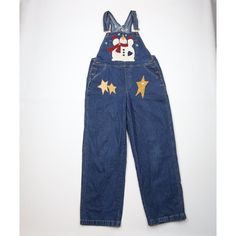 Vtg 90s Streetwear Womens Large Distressed Christmas Denim Jean Overalls Bibs Womens Overalls Stains front top, front and back left leg. Designs distressed. Color faded Womens tagged size Large Measurements are: 18.5 inches under arm to under arm20.5 inches flat across the waist32 inch inseam10 inch inseam59 inches from top to bottom Blue Cotton US Shipping is FREE, Canada is $15 and International is $24 Check out my other items in my store! PR1018 Christmas Overalls, Denim Christmas, Womens Overalls, Overalls Vintage, Jeans Overall, Streetwear 90s, Jean Overalls, 90s Streetwear, Vintage Pants