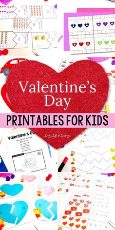 You'll love these Valentine's day printables for kids to add some spice 
​to your homeschool, make math, the alphabet and fine motor practive more
​ fun. Learn addition, subtraction, multiplication, the alphabet and more
​ with these fun Valentines printables. Fun Valentine's day math 
​worksheets that aren't a bore.