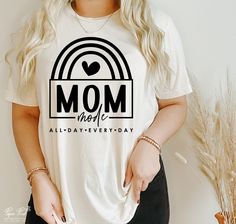 Mom Shirt Svg, Life Vibes, Mom Quote, Mothers Day Svg, Mom Life Svg, Mothers Day T Shirts, Mom Stuff, Vinyl Shirts, Quote Svg