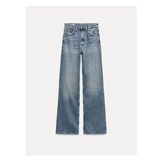 HIGH-WAISTED - WIDE LEG - FULL LENGTHHigh-waisted five pocket jeans in rigid fabric. Belt loops. Long wide leg. Zip and metal button closure. Jean Zara, Full Length Jeans, High Rise Wide Leg Jeans, Waistcoat Dress, Cardigan Sweater Jacket, Birthday List, Tshirt Skirt, Waist Jeans, Zara Jeans