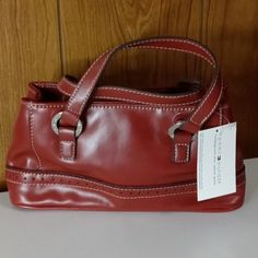 Tommy Hilfiger Picture That Red Leather Mini Satchel Nwt Measurements In Photos. Tommy Hilfiger Bag, Tommy Hilfiger Wallet, Small Black Purse, Black Mini Bag, Mini Duffle Bag, Plaid Purse, Tommy Hilfiger Handbags, Beige Purses, Tommy Hilfiger Bags