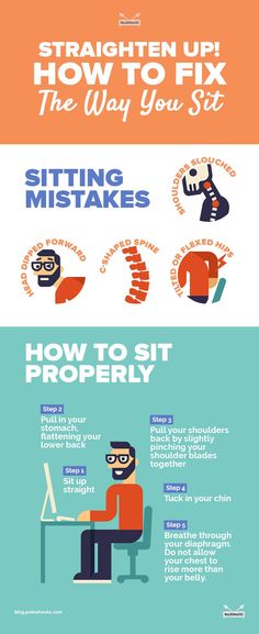 Straighten Up: How to Fix Posture How To Sit Properly, Fix Posture, Fix Your Posture, Body Cleanse, Daily Diet, Detox Diet, Fix You, Health Problems, Back Pain