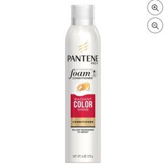 New In Box Posh Takes 20% Bundle To Save Let Your Color Shine With The Air-Light Nourishment Of Pantene Pro-V Radiant Color Shine Foam Conditioner. Infused With Pro-V Nutrients, This Breakthrough In-Shower Formula Deeply Hydrates And Protects Color-Treated Hair Without The Weigh-Down Of Traditional Cream Conditioners. Just Shampoo, Rinse, Condition Hair With The Totally Weightless Texture Of This Foaming Conditioner And Rinse Again. Light Enough For Everyday Use. Pantene Pro-V Radiant Color Shin Best Hairspray, Pantene Shampoo, Shampoo For Fine Hair, Pantene Pro V, Shower Foam, Best Shampoos, Celebrity Hair Stylist, Beauty Products Drugstore, Half Up Half Down Hair