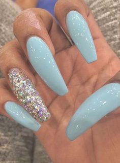 @happydayjasmine Womens Nails, Pretty Acrylic Nails, Dope Nails, Best Acrylic Nails, Long Acrylic Nails, Gorgeous Nails, Cute Acrylic Nails, Perfect Nails, Acrylic Nail Designs