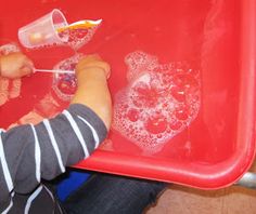 Sensory Table idea for Dental Health Week!  I love this idea, too easy! Dental Health Crafts, Childrens Dental Health, Health Ideas