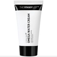 The INKEY List Omega Water Cream Oil-Free Moisturizer + Niacinamide, Free Ship What it is:  A silky, oil-free face moisturizer with Niacinamide.  Clinically proven increase skin hydration and help minimize excess oiliness in the skin. Skin Type:  Normal, Dry, Combination, and Oily Skincare Concerns:  Fine Lines and Wrinkles, Dryness, and Dullness Formulation:  Lightweight Gel Highlighted Ingredients: - Ceramide Complex 0.2%: Optimizes hydration & improves skin's appearance with Omega 3, 6 and 9 - Niacinamide 5%: Visibly brightens while minimizing appearance of excess oil with Vitamin B3 - Betaine 3%: Reinforces the skin's barrier and helps deliver hydration Ingredient Callouts:  This product is vegan, gluten-free, cruelty-free, and comes in recyclable packaging. What Else You Need to Know: Omega Water Cream, The Inkey List, Inkey List, Night Moisturizer, Oil Free Moisturizers, Anti Aging Moisturizer, Oily Skin Care, Best Moisturizer, Cleansing Balm