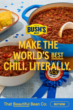 the brochure has been designed to look like chili and is ready to be eaten